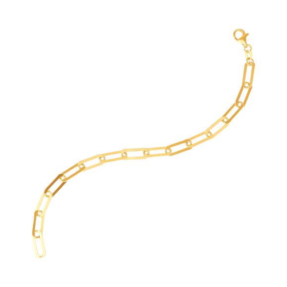 SILPADA Golden Oval Bracelet in 14K Gold Plated - Picture 4 of 9